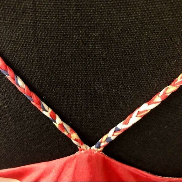 Jenny Han 100% Silk Halter Swing Dress - Picture 6 of 15